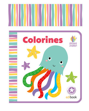 APRENDER JUGANDO - LIBRO CARTÓN Y EVA - COLORINES