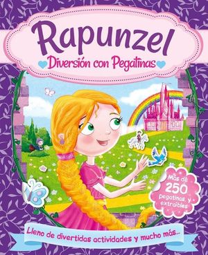 DIVERSION CON PEGATINAS- RAPUNZEL