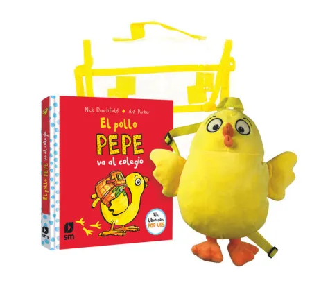 Pack de el Pollo Pepe Va Al Colegio