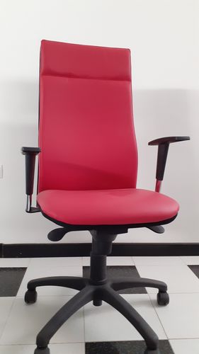 SILLÓN RODAS SYNCRON GAS RESP. REG. 551 ROJO