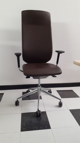 SILLON TNK-20 ALUM.PULIDO BR.NEGRA N31 MARRON