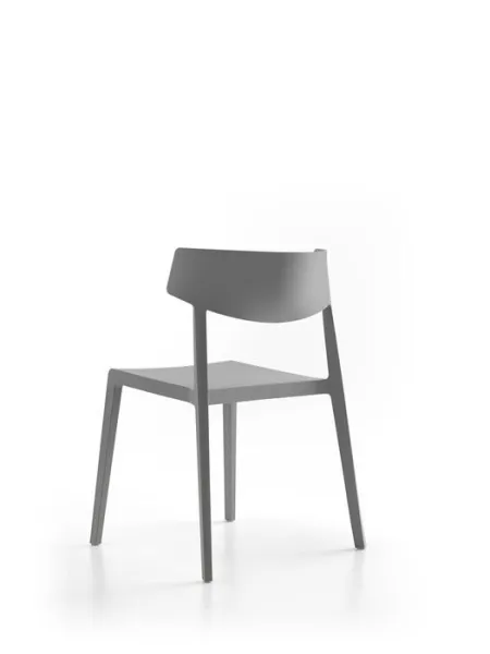 Silla Wing Polipropileno Gris