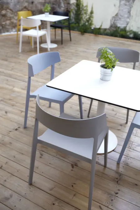 Silla Wing Polipropileno Azul Claro