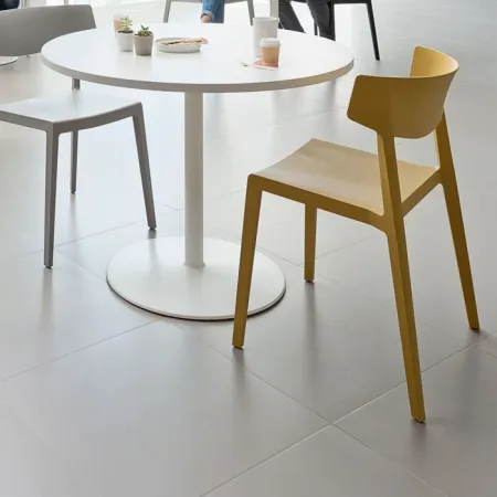 Silla Wing Polipropileno Mostaza