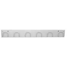 Perchero Pared 6 Colgadores Plata Ref. 612