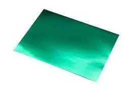 Cartulina Metalizada 50X65Cm Verde Campus