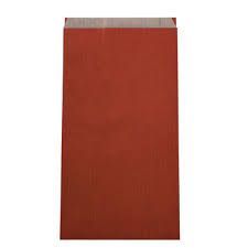BOLSA PAPEL KRAFT 18X32+6CM ROJA APLI