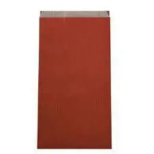 Bolsa Papel Kraft 24X43+7Cm Roja Apli 10Ud
