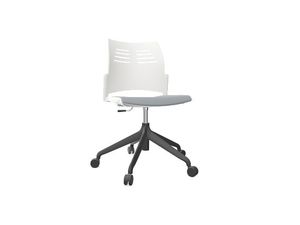 SILLA SPACIO S/BR EN COLOR NEGRO ESTR. ALUMINIZADA SP100102