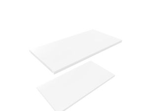 PACK 4 LEJAS METALICAS ARMARIOS HUECOS 80CM 543500 CHAPA BLANCA