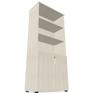 ARMARIO MODULAR AR85 185X80X42 CON PUERTAS BATIENTES 78CM MELAMINA ACACIA