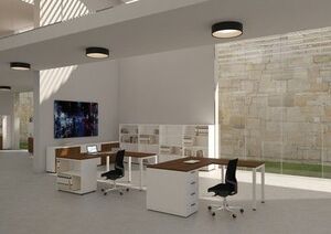 MESA NEMO 200X80 MELANIMA BLANCA