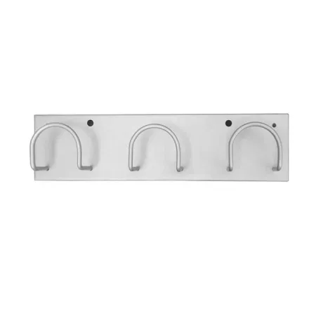 Perchero Pared 3 Colgadores Plata Ref. 610