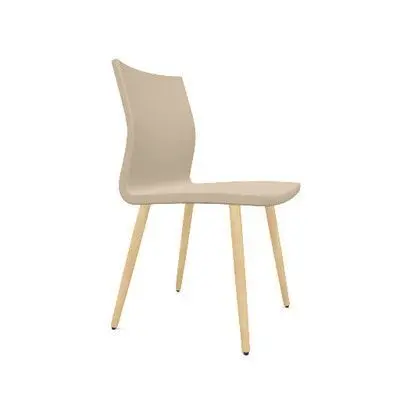 Silla Uma Patas Madera Acabado Haya sin Brazos T70 Beige