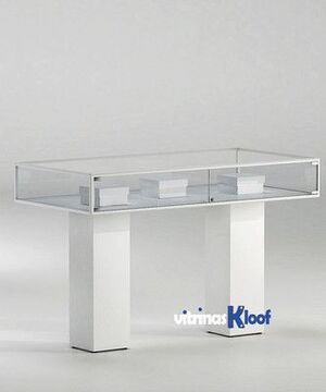 MOSTRADOR VITRINA CRISTAL 4-PLP 160X50 KLOOF