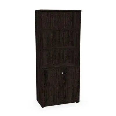 Armario Modular Ar853 185X42X80 Laterales, Base, Lejas, Traseras Melamina Fresno