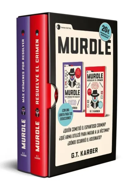 Estuche Murdle: Vol. 1 + Vol. 2 + Libreta de Deducciones