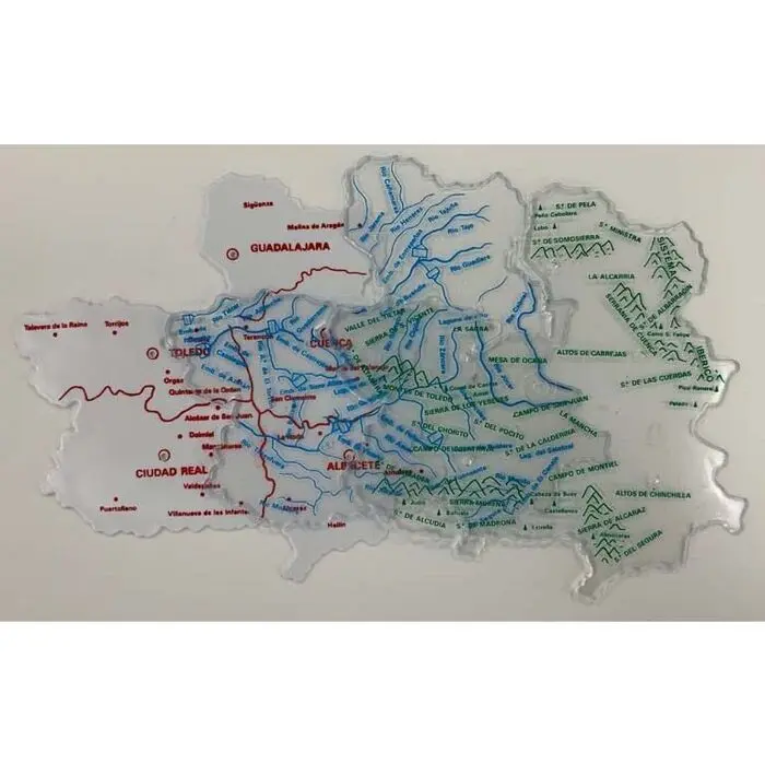 Plantilla Mapa Castilla la Mancha