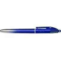 Boligrafo Bic 4 Colores Smooth Azul