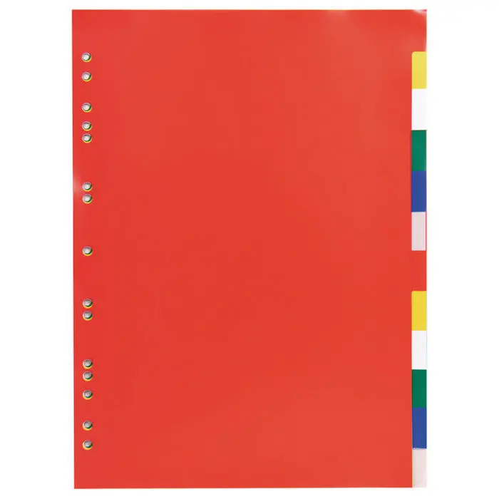 Separadores Exacompta Personalizables Cartulina Set de 12