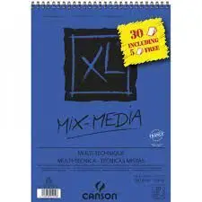 Bloc Canson A4 30H 300Gr Mix Media Esbozo