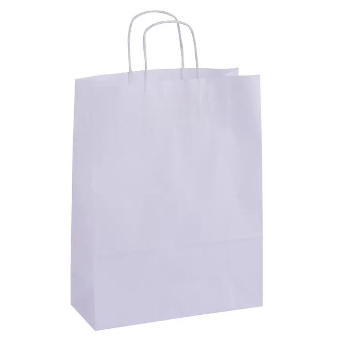 Bolsa Papel Kraft 32X16X39 Blanca