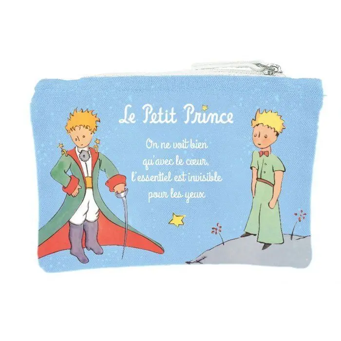 Estuche Neceser de Tela el Principito Azul Claro