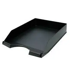 Bandeja Correspondencia Plus Plastico Opaco Negro