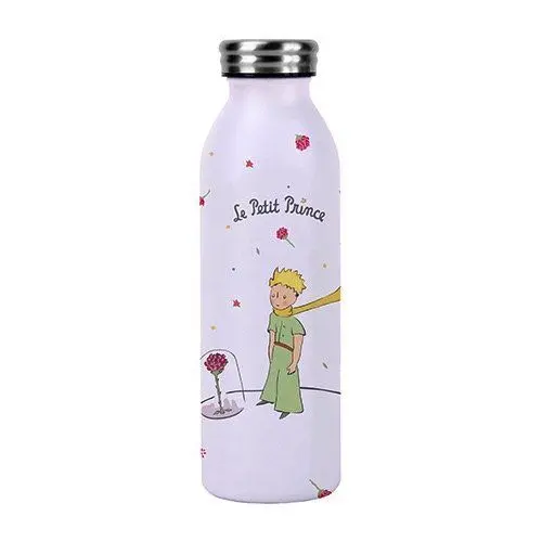Botella Termica 450Ml el Principito Rosa Roja