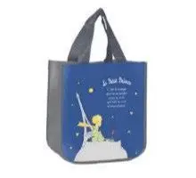 Bolsa Rafia Reciclado el Principito Luna