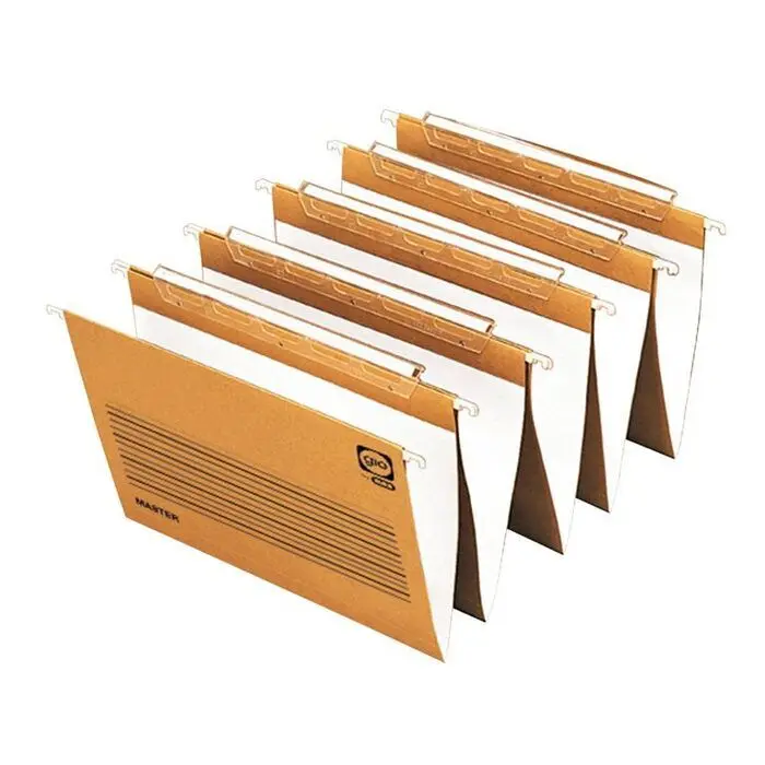 Carpeta Colgante Fº Gio Kraft Bicolor Visor Largo 25Ud