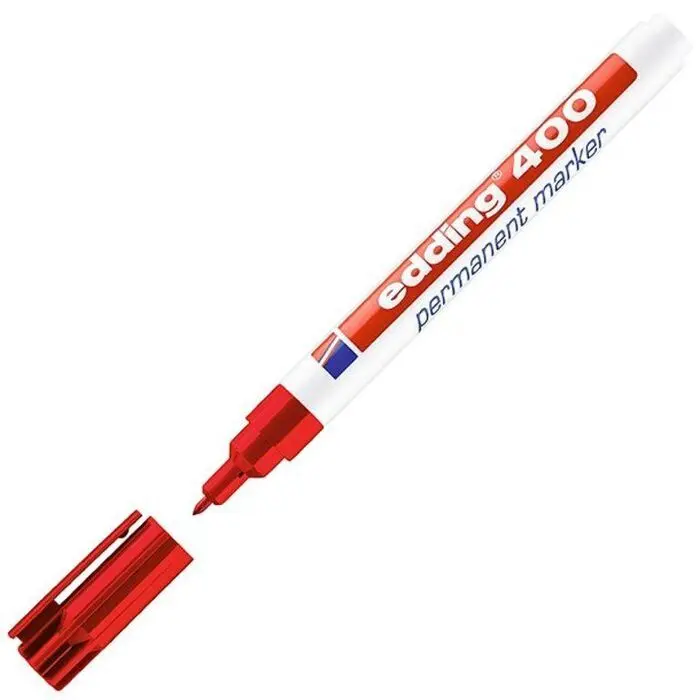 Rotulador Edding 400 Rojo