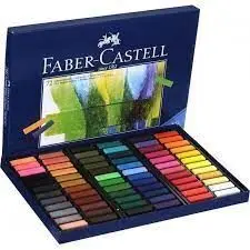 Tizas Mini Pastel Blando Faber Castell 72 Colores Surtidos