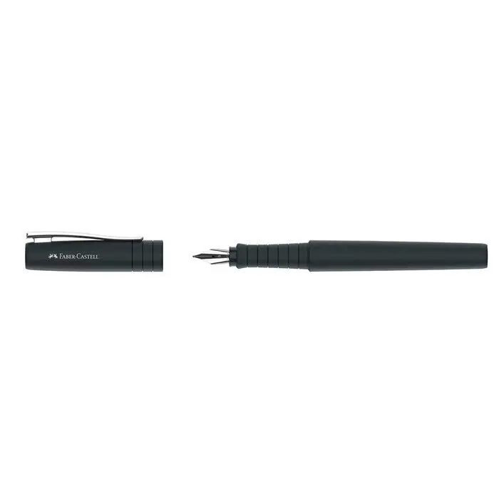Pluma Estilografica Faber Poly Pen Negra M