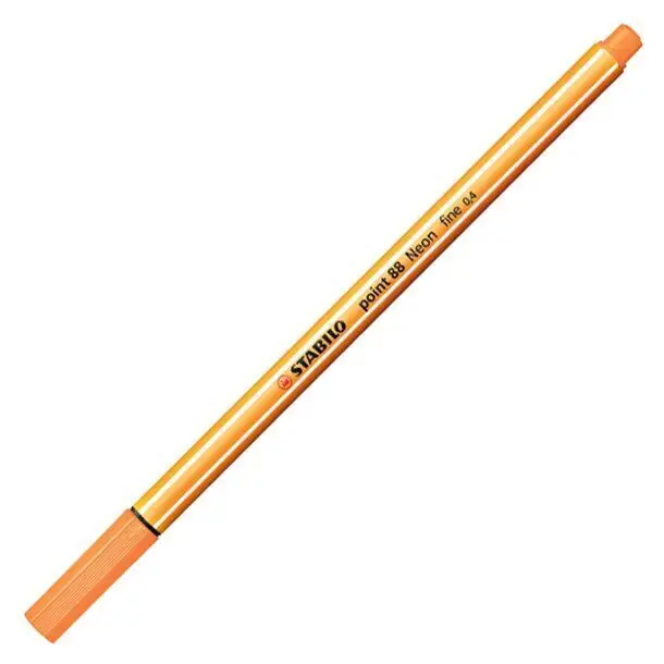 Rotulador Stabilo Point-88 Naranja Neon 0,4Mm