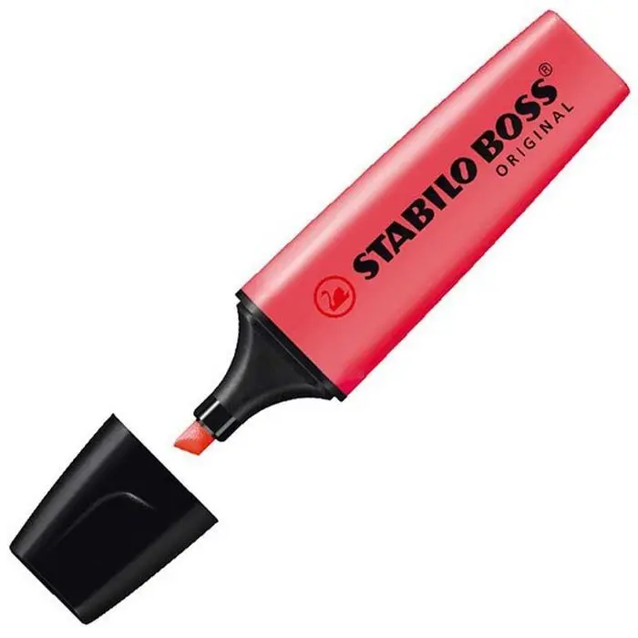 Rotulador Fluorescente Stabilo Boss Fucsia Pastel