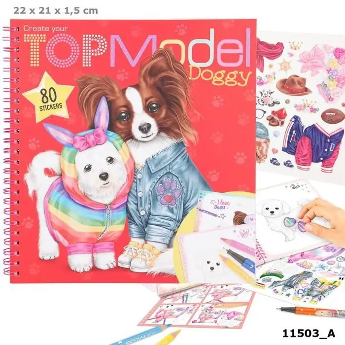 Top Model Create Your Doggy Colourin