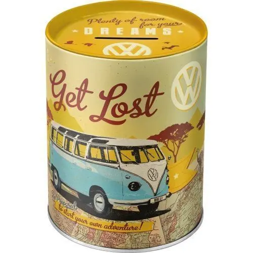 Hucha Volkswagen Vw Bulli Let´s Get Lost