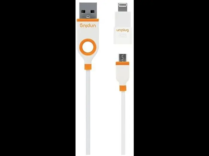 Cable Usb - Micro Usb con Adaptador Iphone Unplug