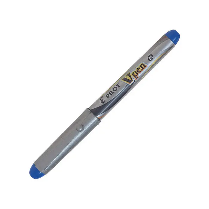 Pluma Pilot V-Pen Silver Azul Svp-4Ml