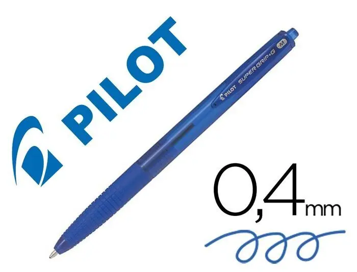 Boligrafo Pilot Supergrip G Azul