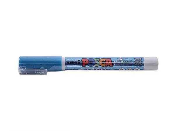 Rotulador Uni Posca Pc-3Ml Azul Palido Purpurina