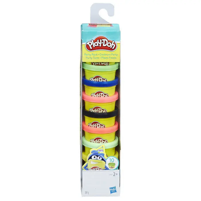 Juego Play-Doh Tubo Plastifiesta 10 Unidades