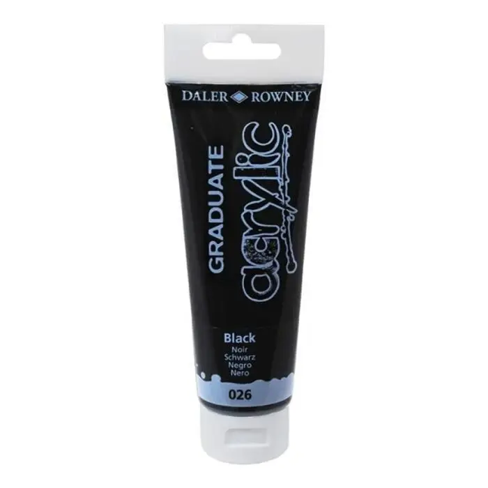 Pintura Acrilica Graduate 120Ml Negro