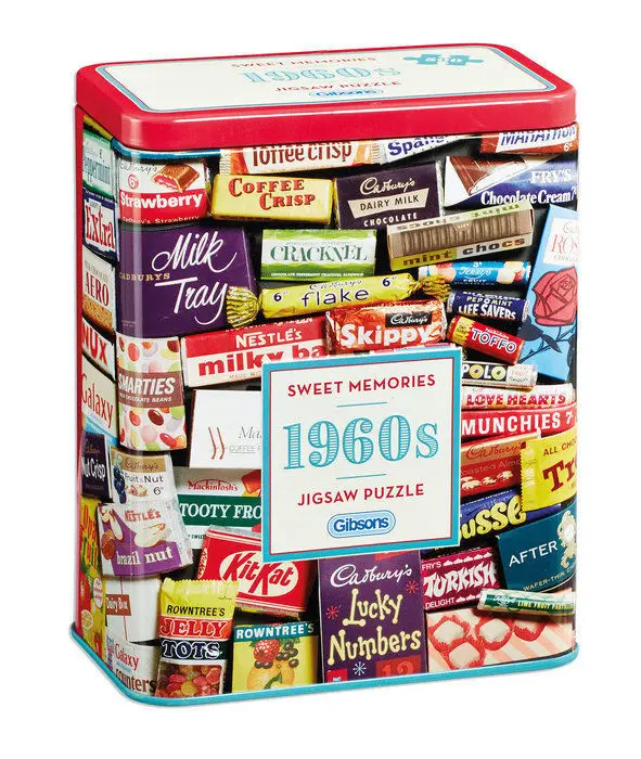 Puzzle 500 P Caja Lata Dulces Memorias de los Años 60