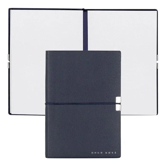Libreta A6 Elegance Storyline Navy Plain Hugo Boss