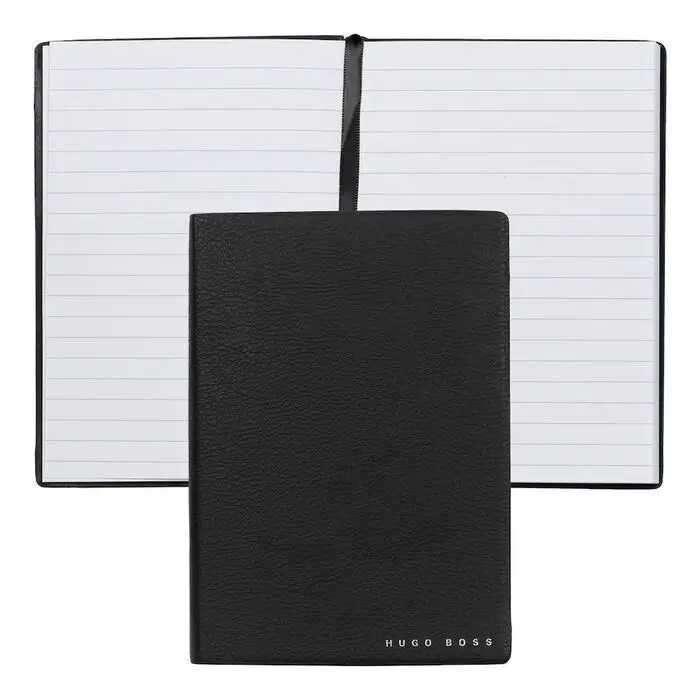 Libreta A6 Essential Storyline Black Lined Hugo Boss