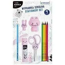 Set de Utiles Escolares Kidea Rosa Pastel