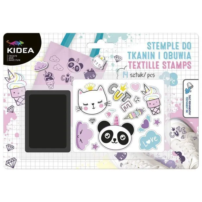Conjunto de Sellos para Decorar Telas y Zapatos Kidea