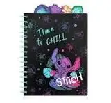 Cuaderno A5 Separadores 100H Cuadricula Stitch Black Tropical